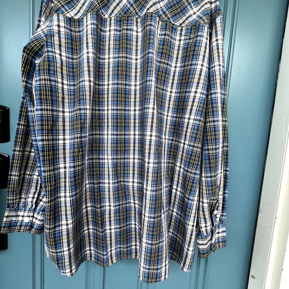 Schmidt Workwear Plaid Button Down Euc 2xlt - image 7